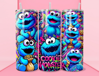 Cookie Monster 20oz Skinny Tumbler