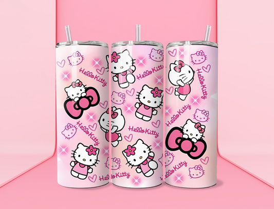 Kitty & Bows 20oz Skinny Tumbler