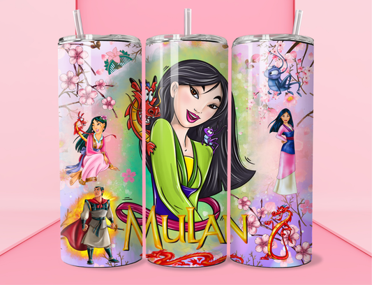 Mulan 20oz Skinny Tumbler